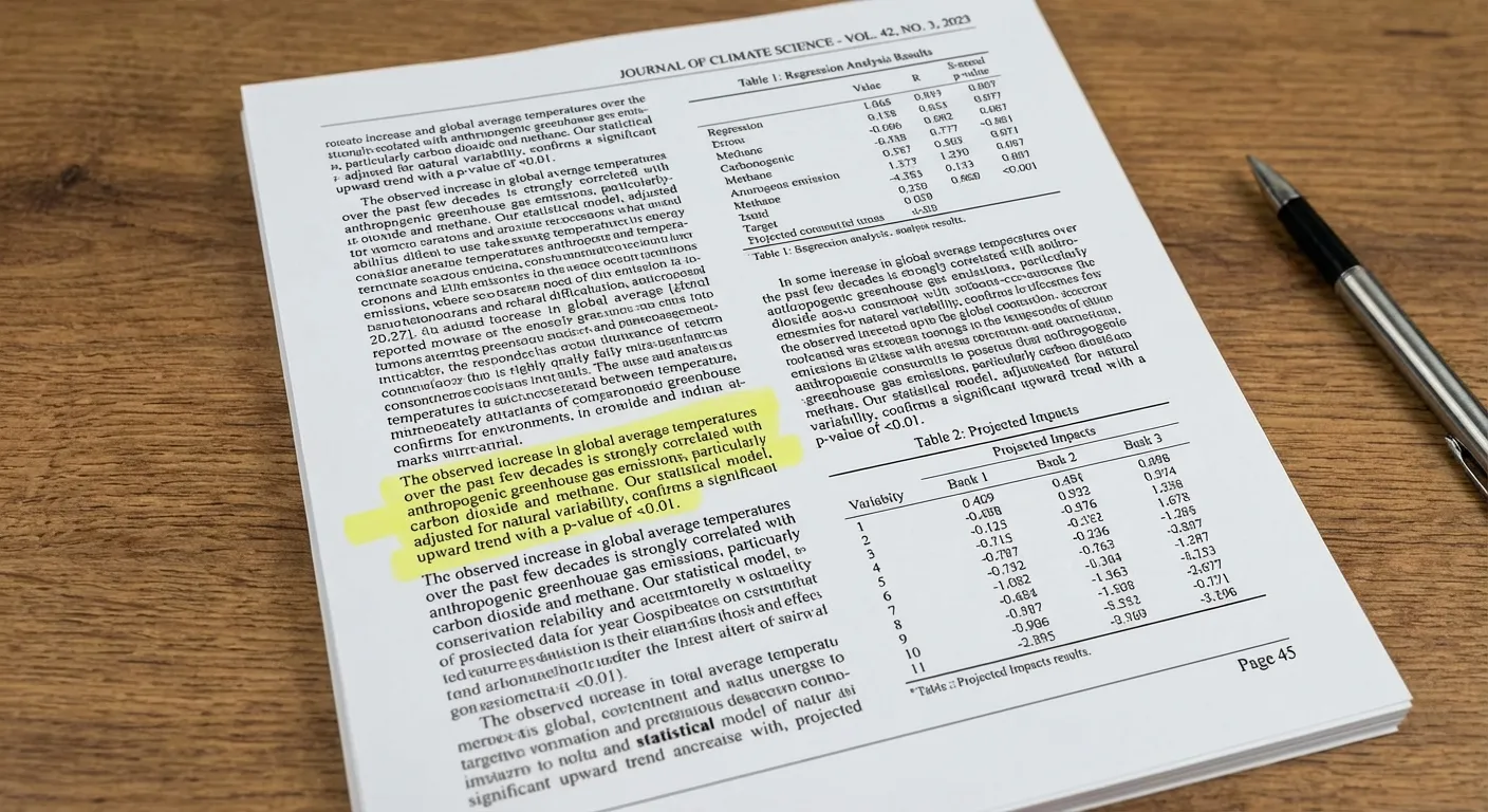 Styled declassified AIR report conclusion page